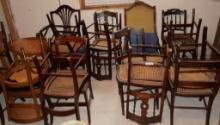Seventeen Vintage Chairs