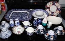 Beautiful Blue and White Asian Porcelain and More