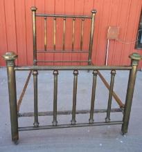 Antique Brass Bed (52" wide)