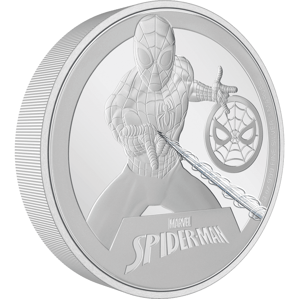 Marvel Spider-Man 3oz Silver Coin