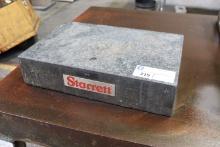 Starrett precision granite surface plate