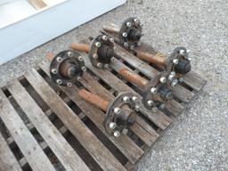 8 BOLT HUBS WITH 1-1/2" SPINDLES