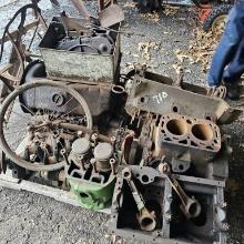 Pallet lot - Antique Tractor Parts