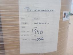 Pallet of Interkraft Kraft Bottom Wrap