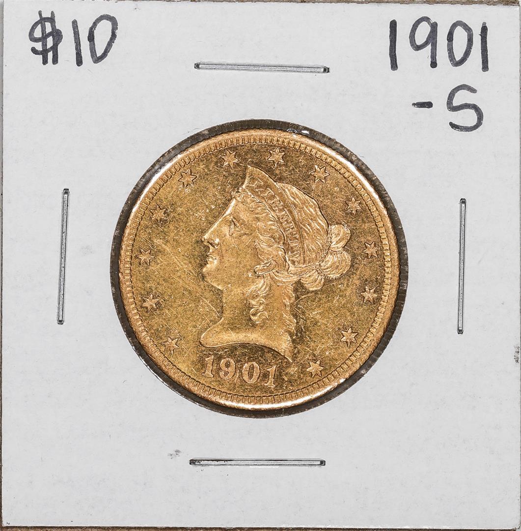 1901-S $10 Liberty Head Eagle Gold Coin