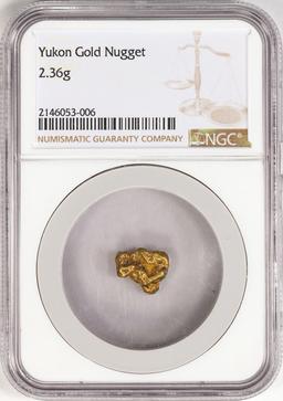 2.36 Gram Yukon Gold Nugget NGC Graded