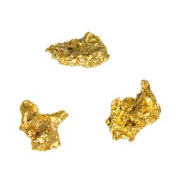 Lot of Mexico Gold Nuggets 2.61 Grams Total Weight