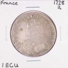 1728R France 1 ECU Silver