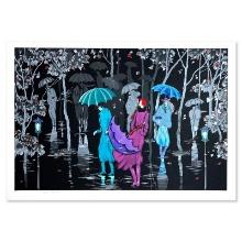 Zina Roitman "Rainy Night" Limited Edition Serigraph On Paper