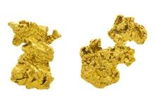 Lot of Mexico Gold Nuggets 2.00 Grams Total Weight