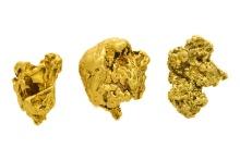 Lot of Mexico Gold Nuggets 2.47 Grams Total Weight