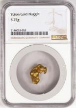 5.75 Gram Yukon Gold Nugget NGC Graded
