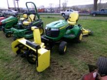 John Deere X730 with 47'' Quick Hitch Snow Blower and 60'' Deck, Hydro, Kaw