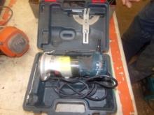 Bosch 1 1/4 HP Router, 1/4'' Collet, 110V with Case and Guide, Model # GKF1