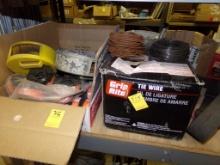 (2) Boxes and Misc Rebar Tie Wire, New (Parts Room)