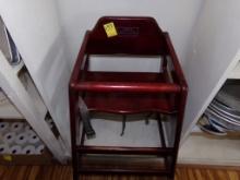 Cherry Colored High Chair (Inside)