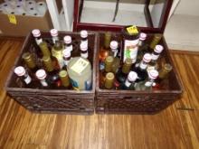 (2) Crates Of Unopened Cooking Syrups (Inside)