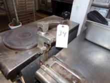 Commercial Can Opener Mounted to Lot # 33 Table