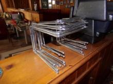 (10) Pizza Tray Table Stands