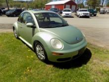 2009 Volkswagen Beetle S, 5-Speed Man, Leather, Sunroof, Green, 130,114 Mi,