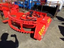 New 6' Hydraulc Brush Cutter for Skid Steer Loader, Red, New Style