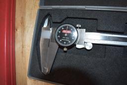 SPI 12" DIAL CALIPER, 0.001" WITH CASE