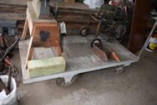 NUTTING RAILROAD TYPE CART, 3' x 6', NO CONTENTS,