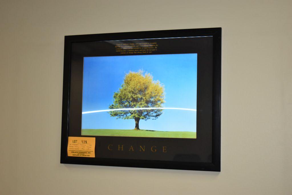 (3) HOLOGRAPHIC PICTURES, TITLED: CHANGE, ENERGY,