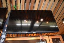 43" SAMSUNG T.V. WITH REMOTE AND POLE MOUNT BRACKET,