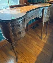 dressing or sewing table has some needed repairs