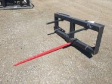 Unused Hay Bale Spear Attachment,