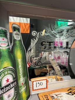 Heineken wall display, Stella Artois Mirror