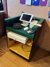 Cash Register Station Shelf, iPad and SquareStand