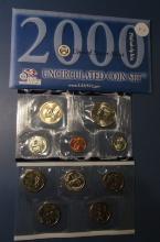 2000 UNCIRCULATED COIN MINT SET