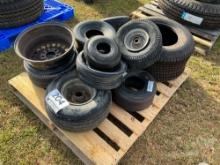 PALLET OF VARIOUS AGRICULTURAL TIRES