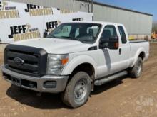2012 FORD F-250 SUPER DUTY EXTENDED CAB 4X4 PICKUP VIN: 1FT7X2B67CEB86148