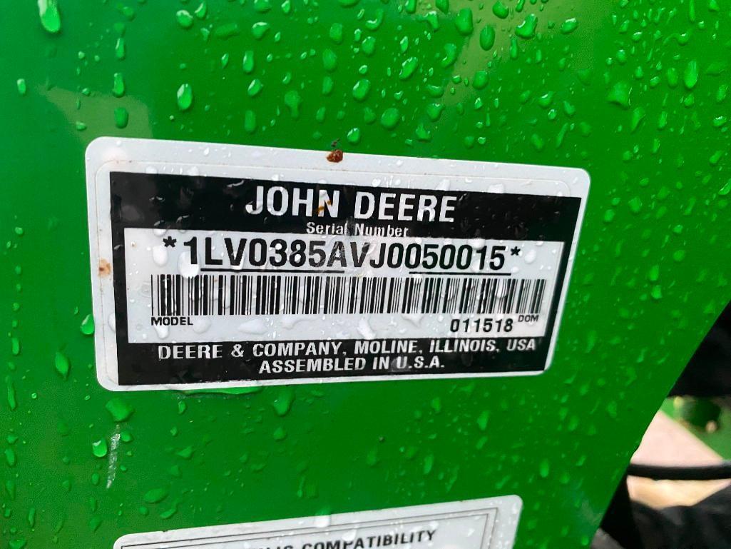 John Deere 385A Backhoe Attachment