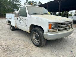 1991 Chevrolet C2500 Service Truck, VIN # 1GBGC24K5ME156996