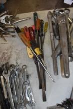 Group of Screwdrivers and Pry Bars