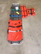NEW LSC MEDIVAC 2 RESCUE STRETCHER WITH NEW NARROW FLOAT KIT 404-FN