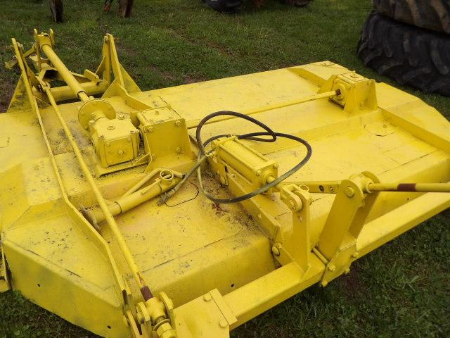 Woods 10' Offset Rotary Mower, Pull Type, Chain Guards