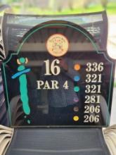 16th Hole Plastic Yardage Marker from former Berkshire Hills Country Club (located off-site, please