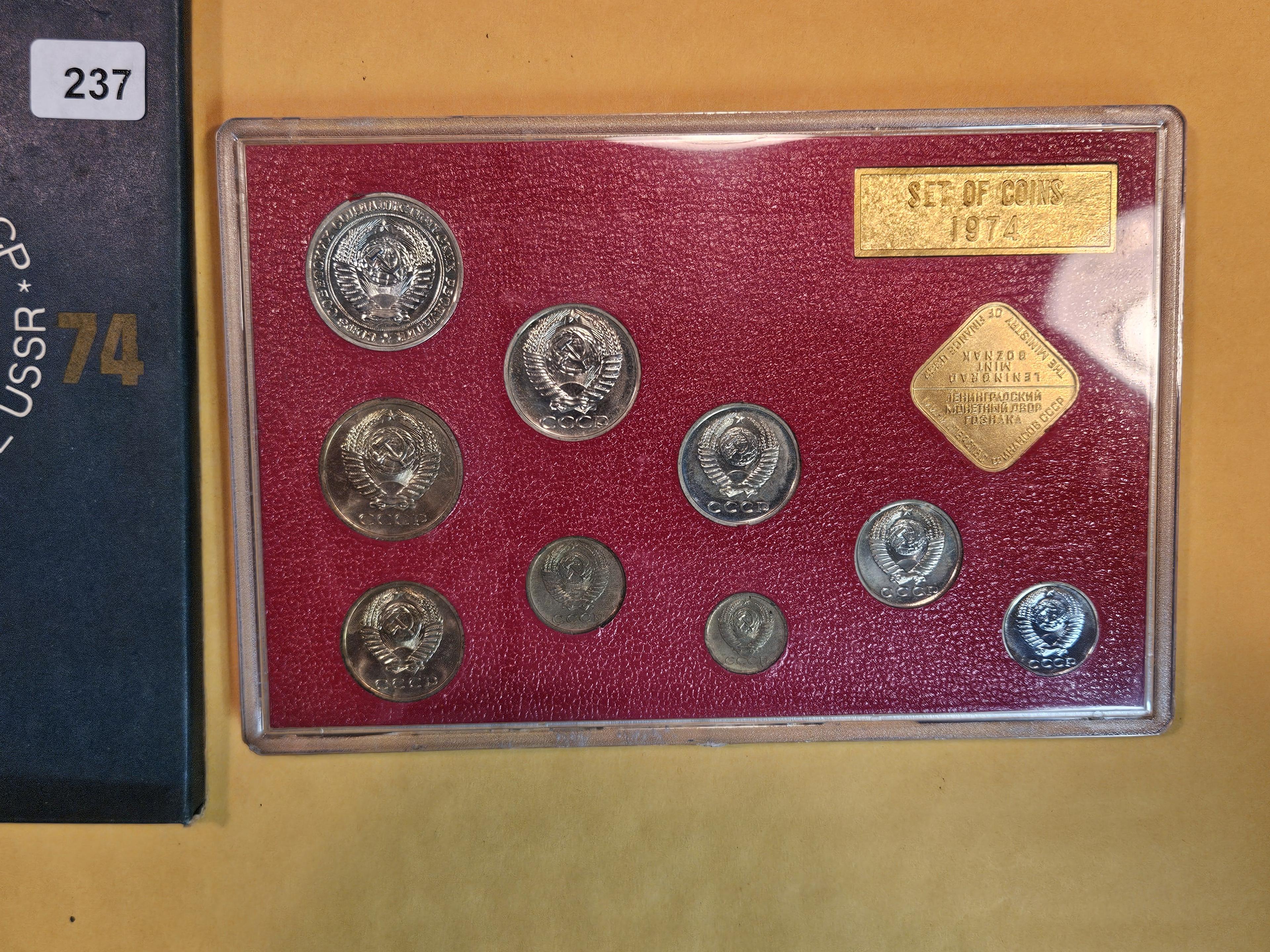1974 CCCP/USSR BU Coin Set