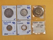 Five pieces from Central and South America