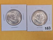 1952 and 1953-S BTW & GWC Commemorative Half Dollars