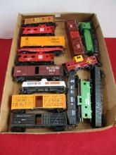 HO Scale Mixed Model Railroading Cars-Lot of 15 A