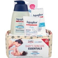 Aquaphor Baby Skincare Essentials with WaterWipes 4 Piece Baby Gift Set, Retail $25.00