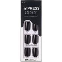 ImPRESS Color Press-on Nails - All Black, Retail $10.00