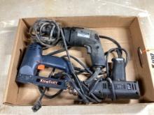Box Lot of electric Tools