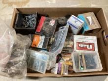 Box lot of nails and other fasteners